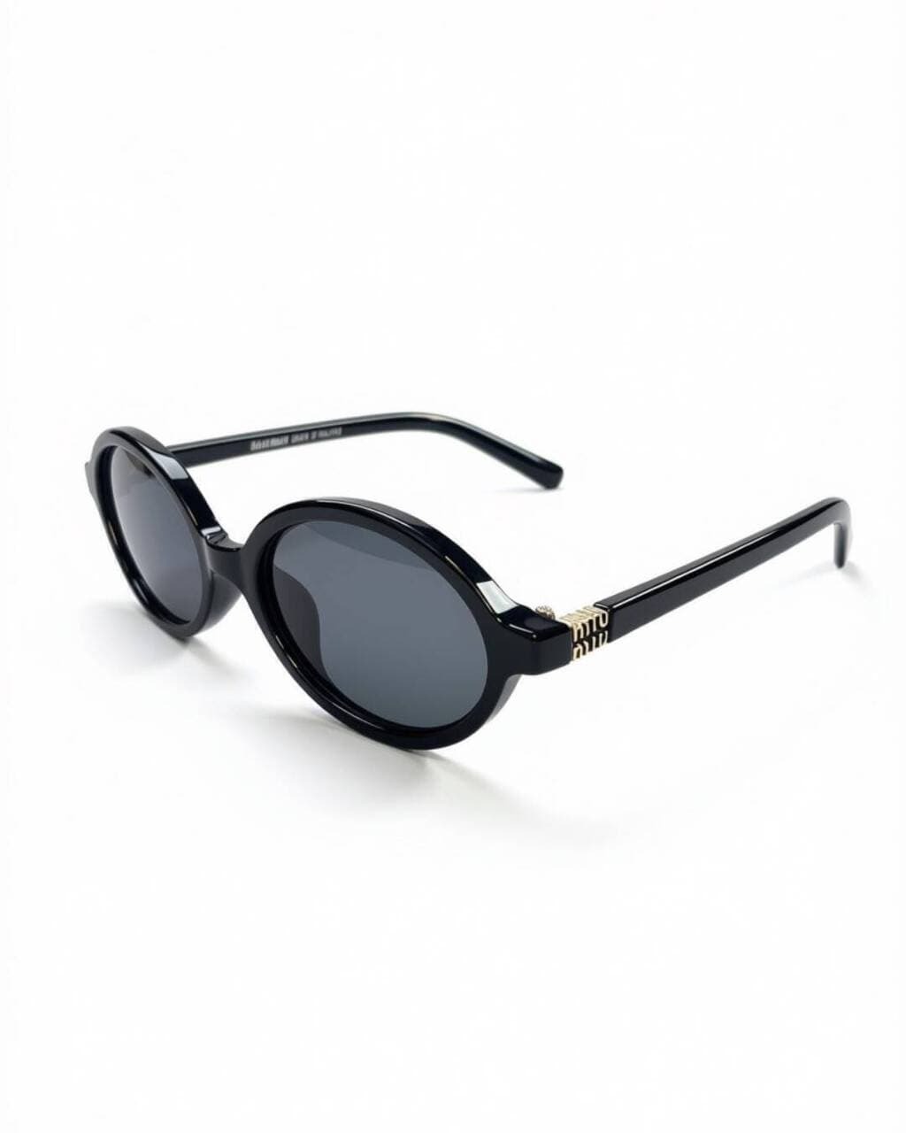 Miu Regard Oval - Preto